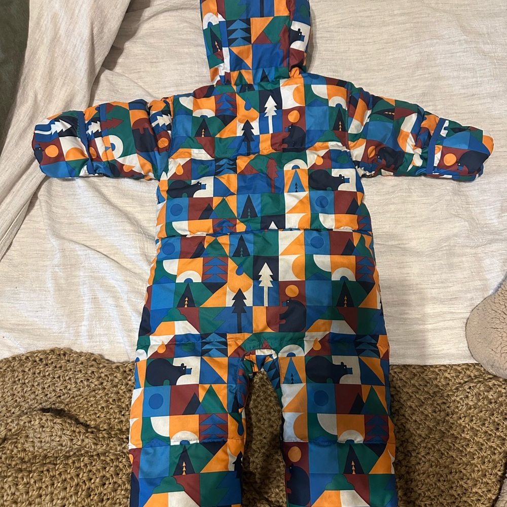 Columbia Multicolor Geometric Baby Snowsuit